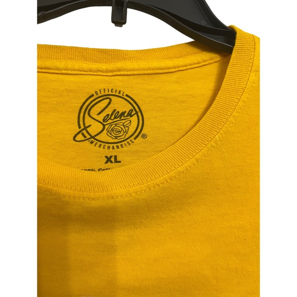 Selena Quintanilla Official Merchandise Graphic T Shirt Yellow XL - Picture 2 of 4